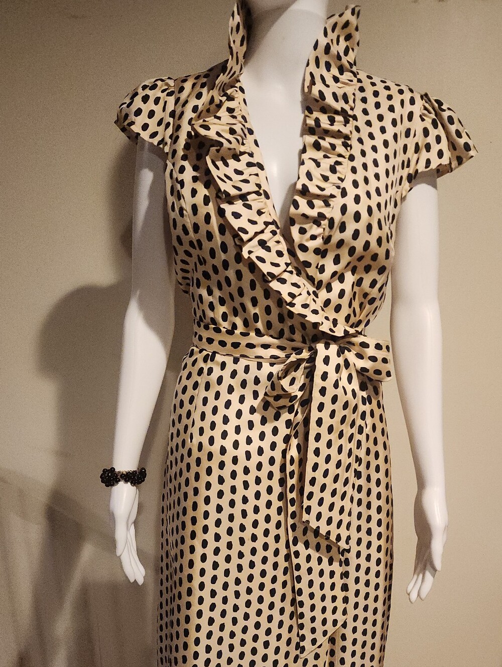 Silk Elizabeth McKay Scotland Wrap Dress - Size 8